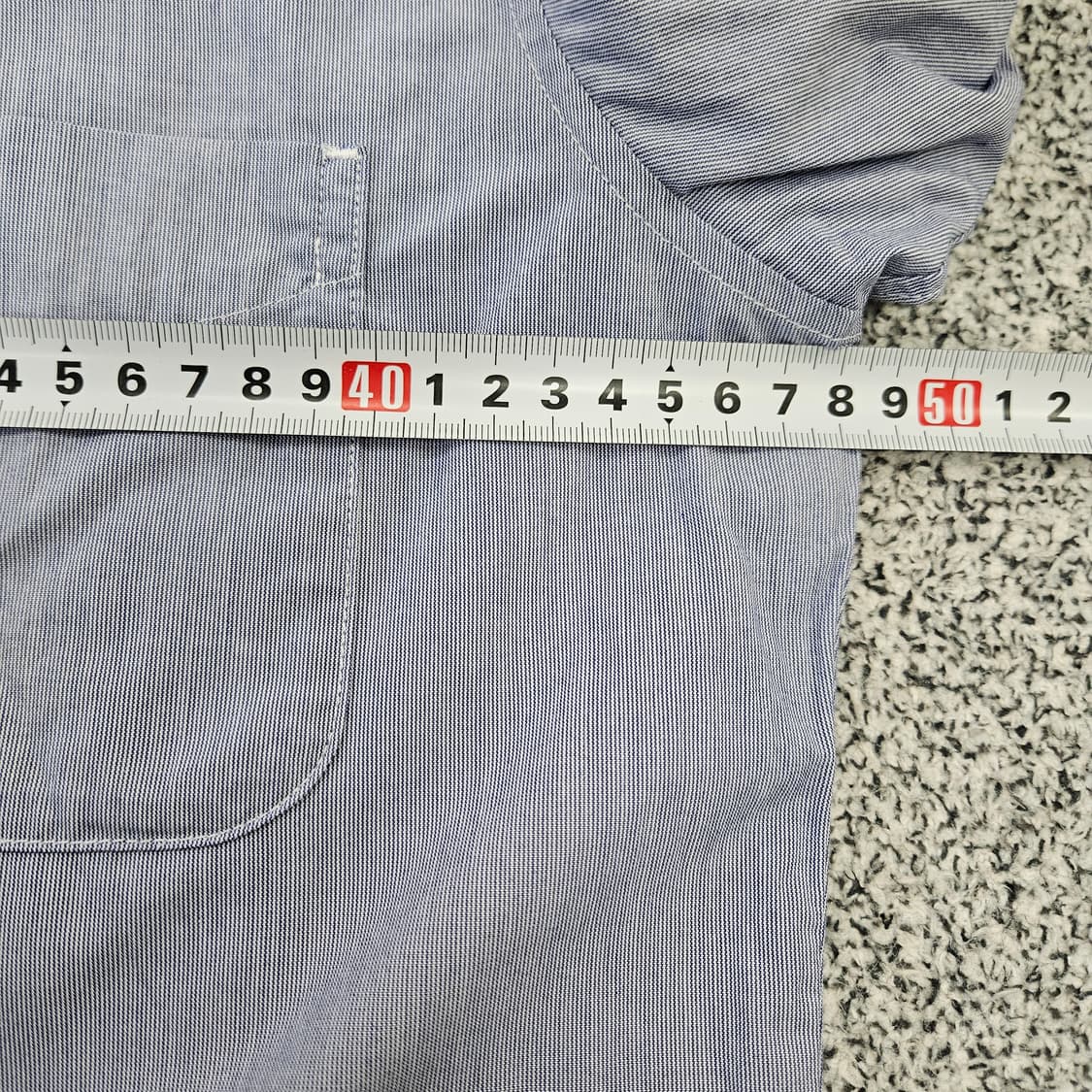 [L] 유니클로 이네스드라 협업 여성 스트라이프 셔츠 0102YH1 상품이미지6