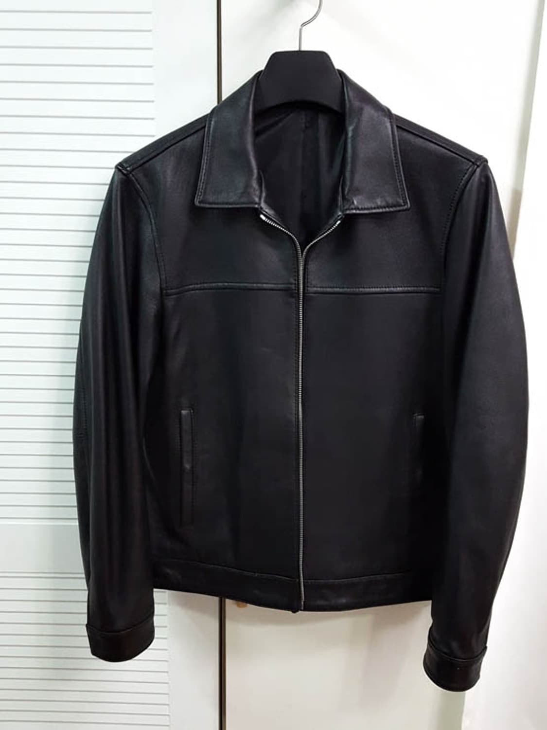 TNGT 블랙 양가죽 자켓 상품이미지1