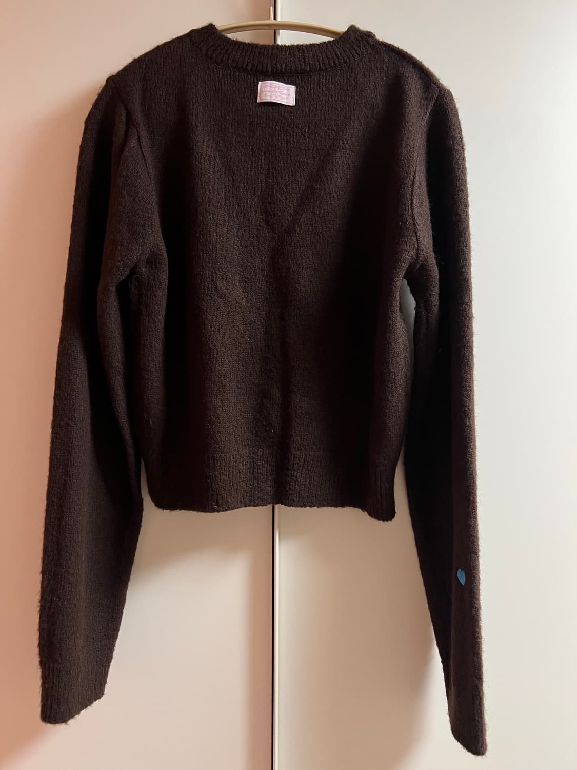 론론 리본 브라운니트 상품이미지4