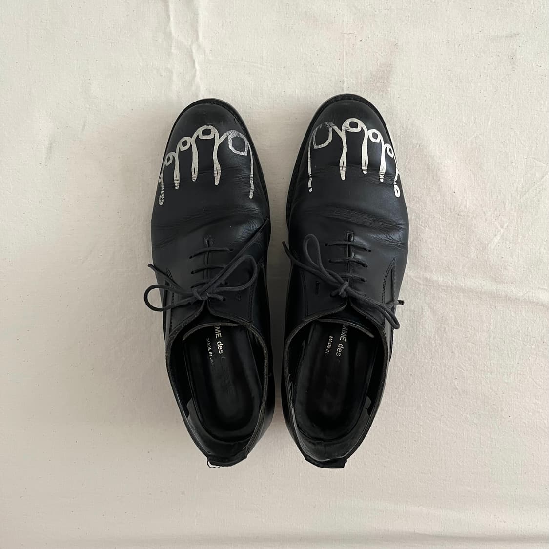 toe printing derby shoes 상품이미지3