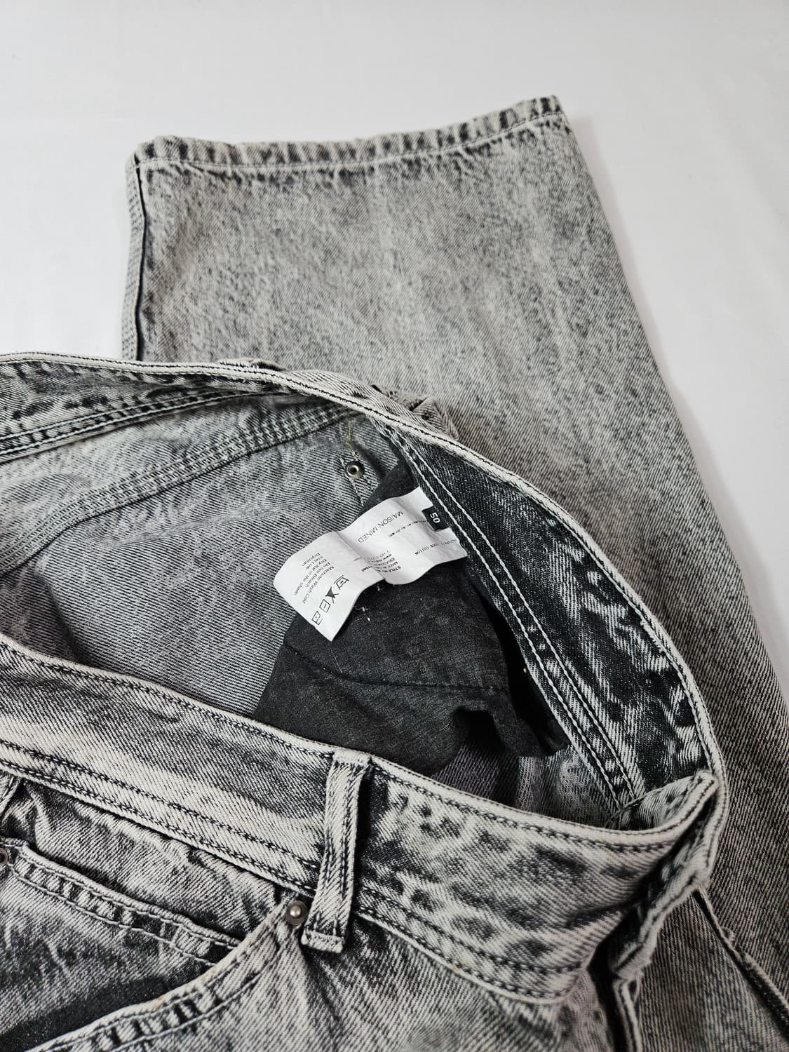 메종미네드 카펜더 스톤워싱 데님팬츠 청바지 50 상품이미지6