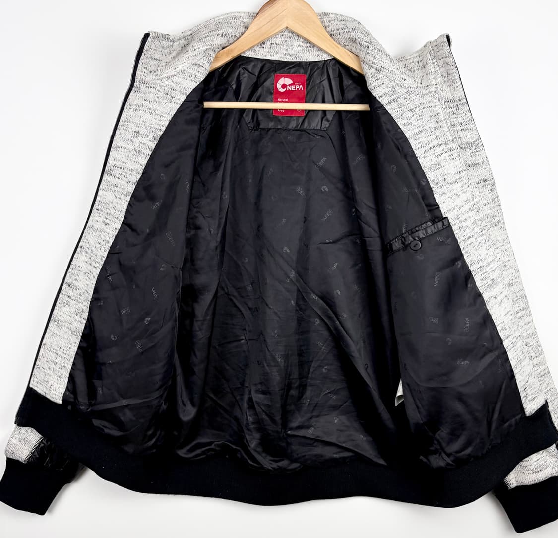 네파 트레이닝 상의 집업 자켓 (겉기모) 상품이미지4