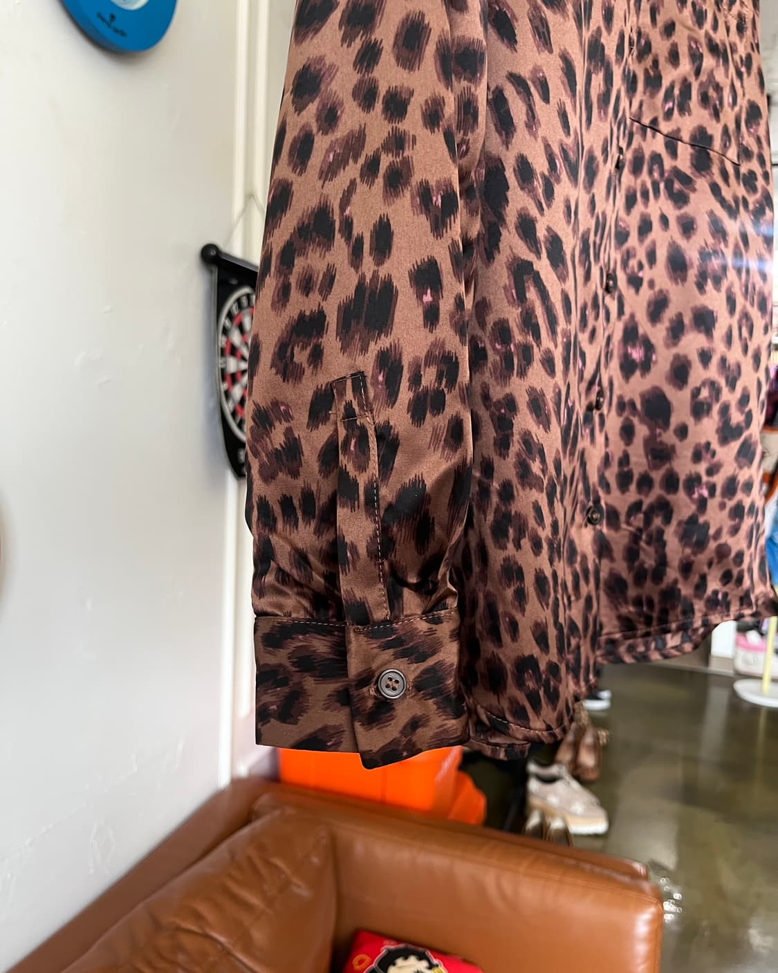 Japanese Vintage Leopard Pattern Shirt 상품이미지6