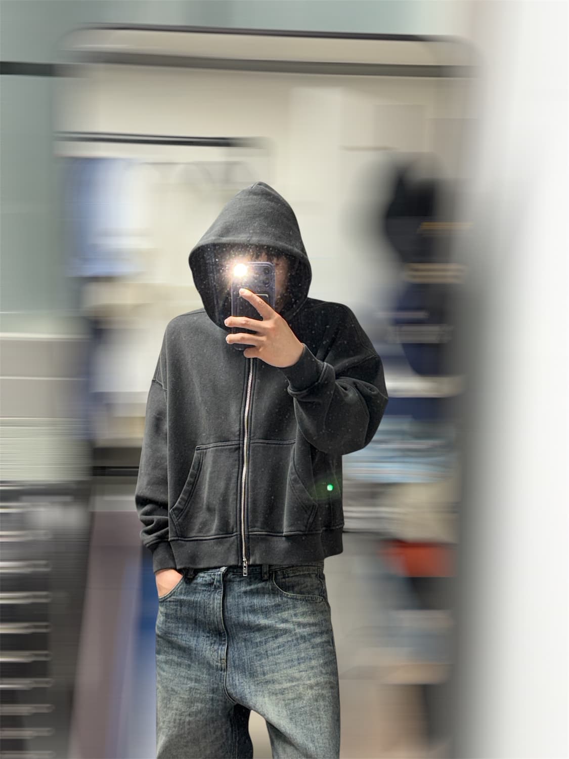 아베크롬비 크롭 후드 집업 상품이미지1