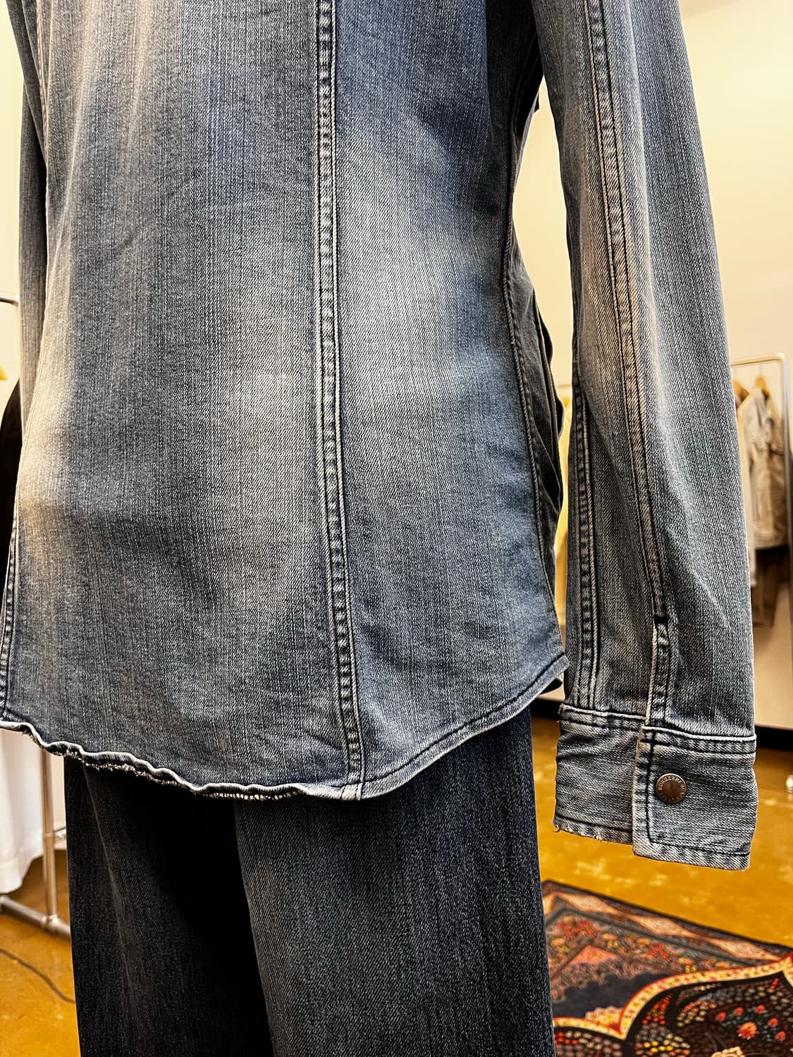 버버리 블랙 라벨 밀리터리 데님 자켓 상품이미지7