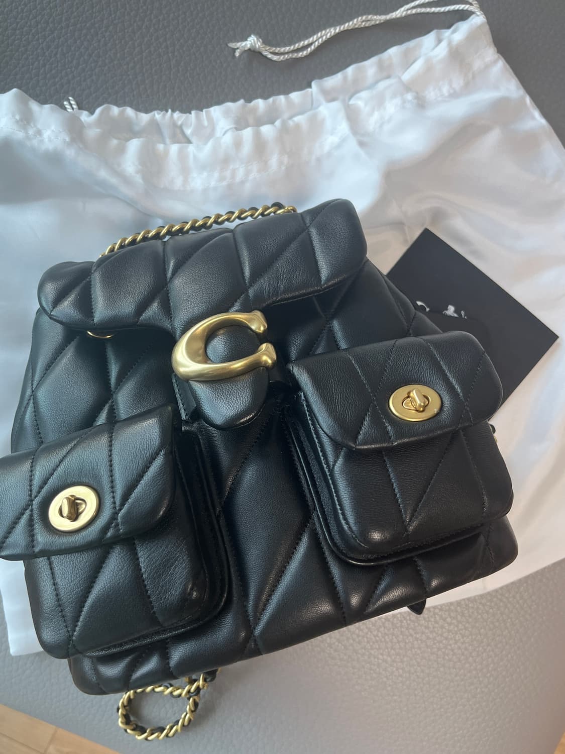 코치 태비 백팩 black 상품이미지1