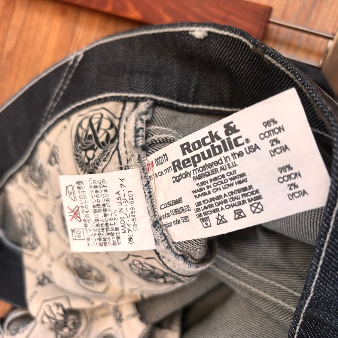 RR 락앤리퍼블릭 24 슬림 일자 청바지 스판 데님 미국 수입  상품이미지6