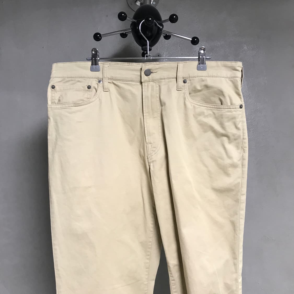 폴로 랄프로렌 QR 코튼 팬츠 베이지 36/32 상품이미지2