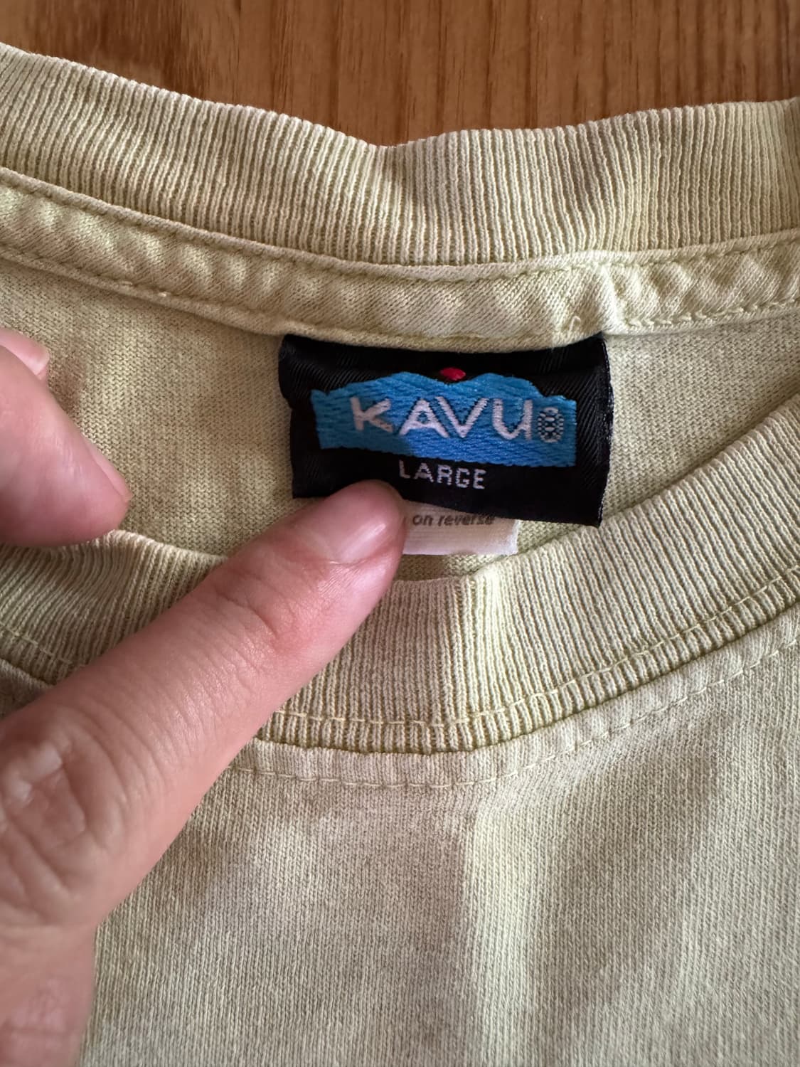 레어 빈티지 kavu 90년대 반팔티 상품이미지3