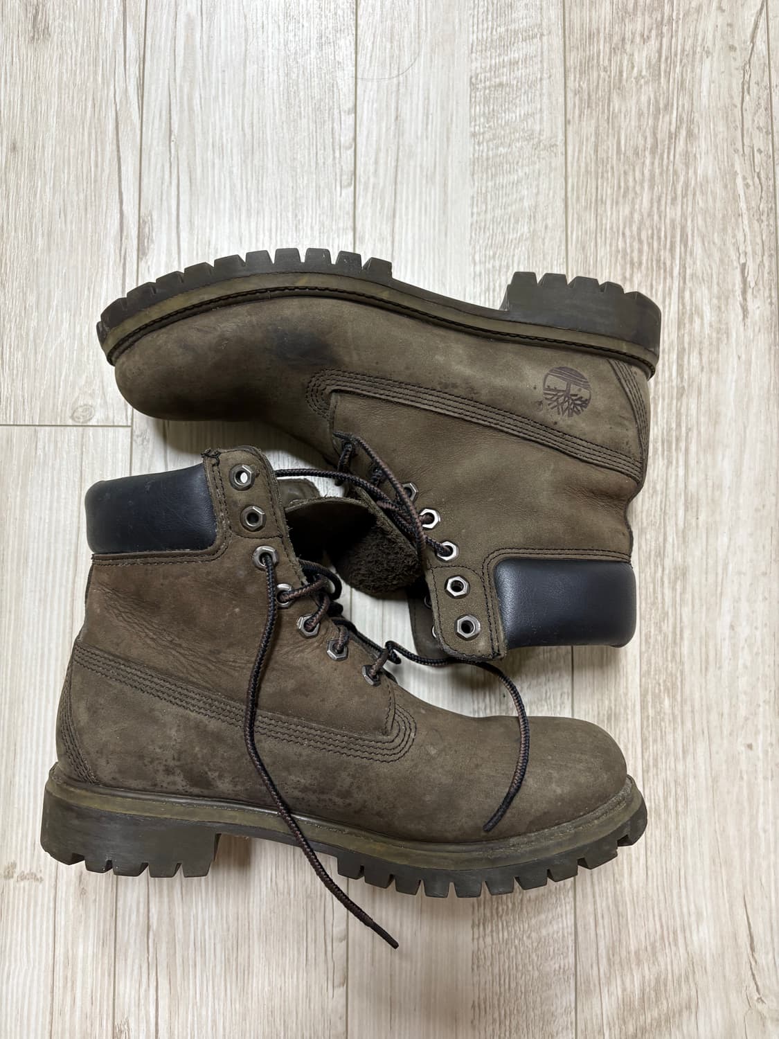 팀버랜드 프리미엄 6인치 워커 부츠 브라운 260 상품이미지3