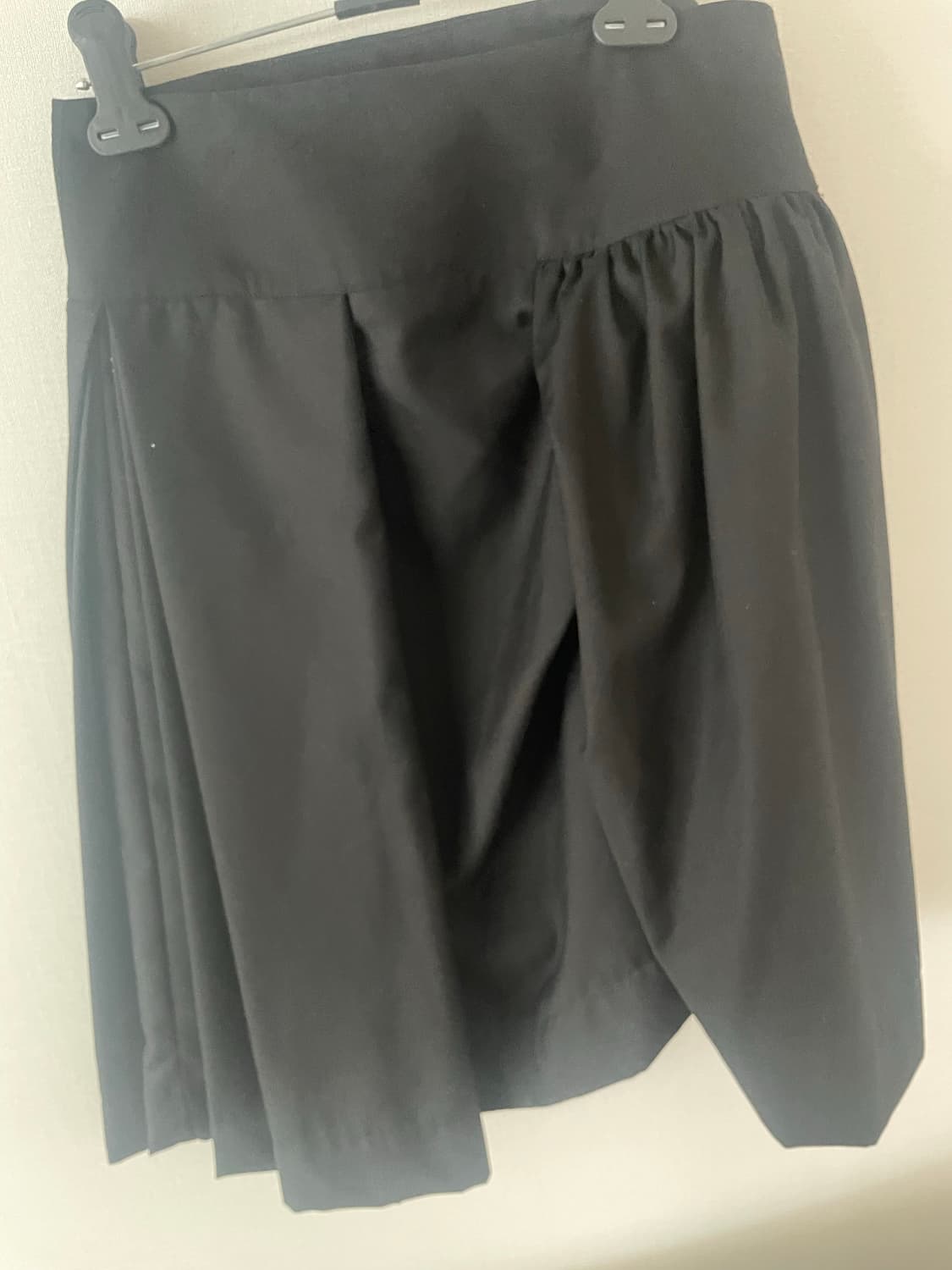 플레어업 드레이프 스커트 블랙 2사이즈 상품이미지4