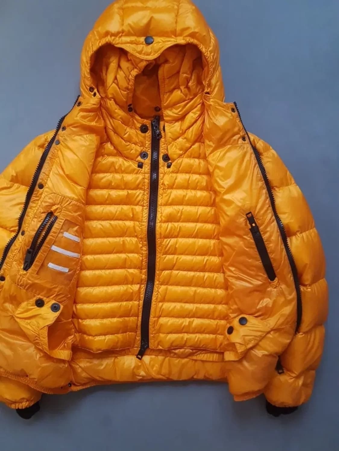 [48] 버버리 프로섬 오렌지 2중 구스 다운 자켓 패딩 XL 상품이미지3