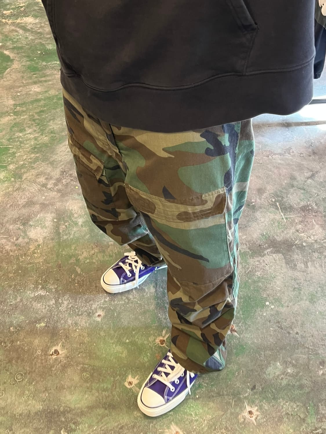 80s [38] 우드랜드 카모 MOPP 군납 카고 팬츠 US ARMY 상품이미지4