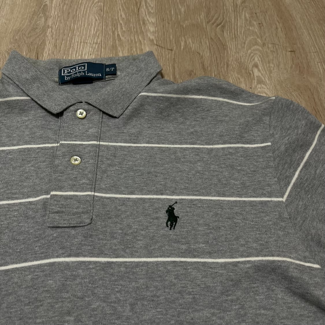 폴로 랄프로렌 스트라이프 PK 반팔 카라티 S/90 상품이미지3