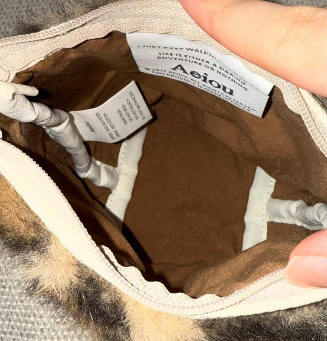 아에이오우 레오파드 파우치 M 상품이미지2