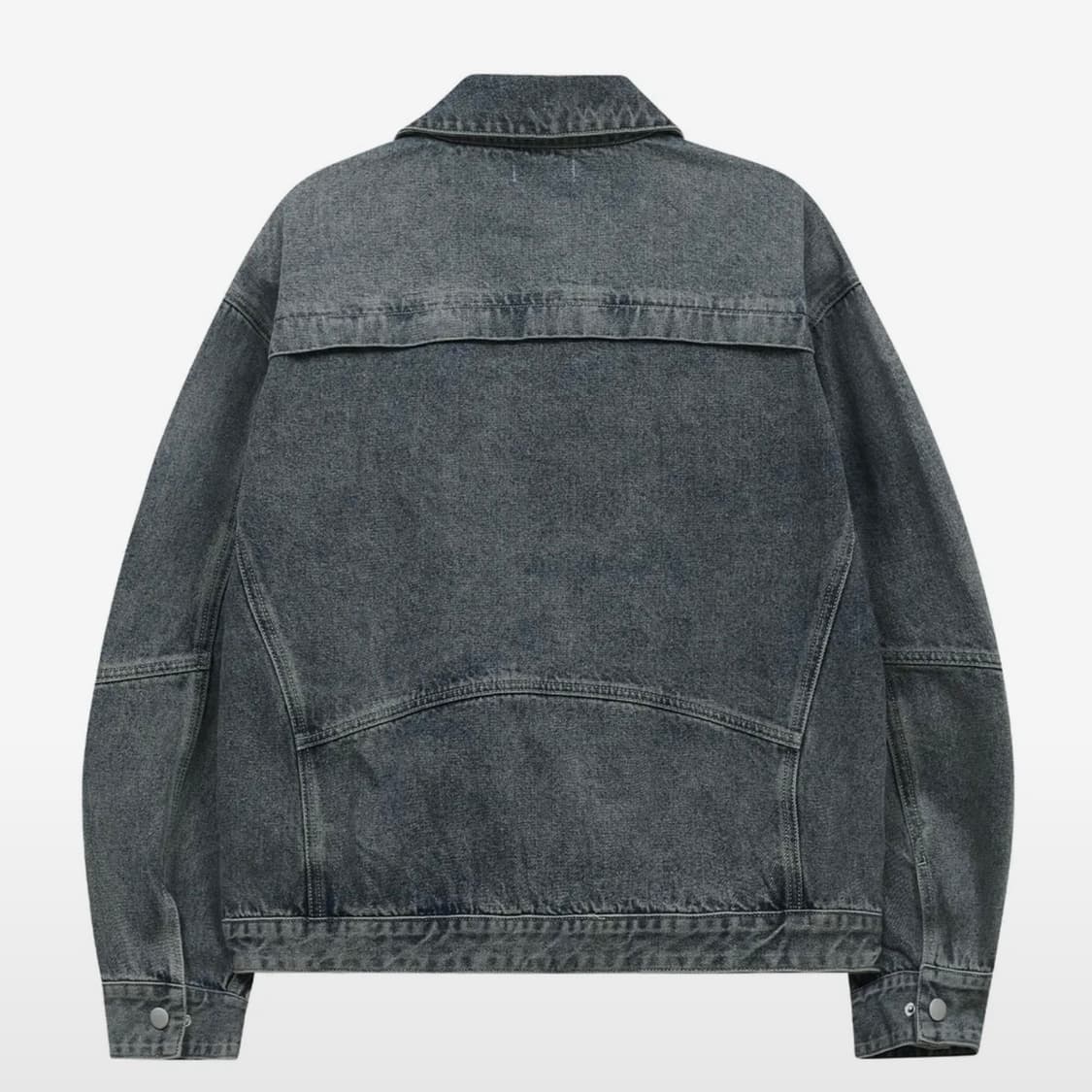 스탠다드에러 빈티지 워시드 레이서 데님 자켓 상품이미지2