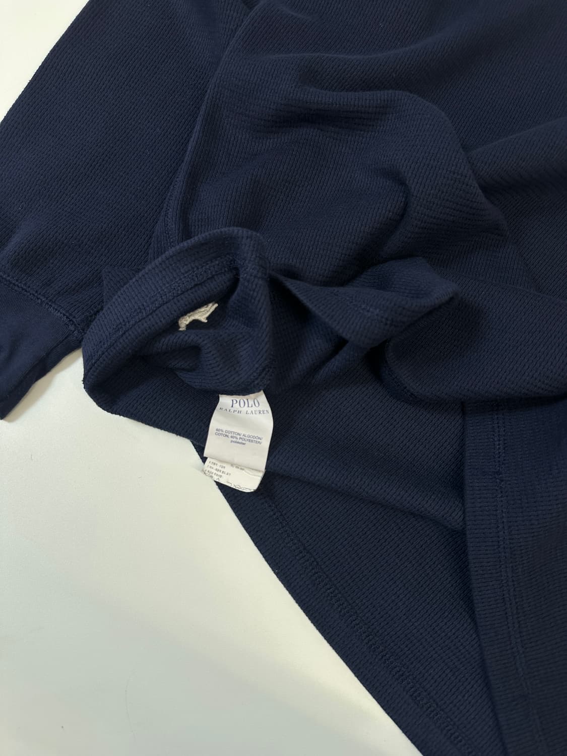 폴로 와플 롱슬리브 신형 xl 상품이미지4