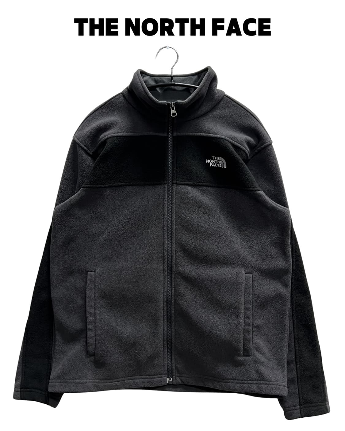 노스페이스 키즈/우먼스 플리스 자켓 차콜 상품이미지1