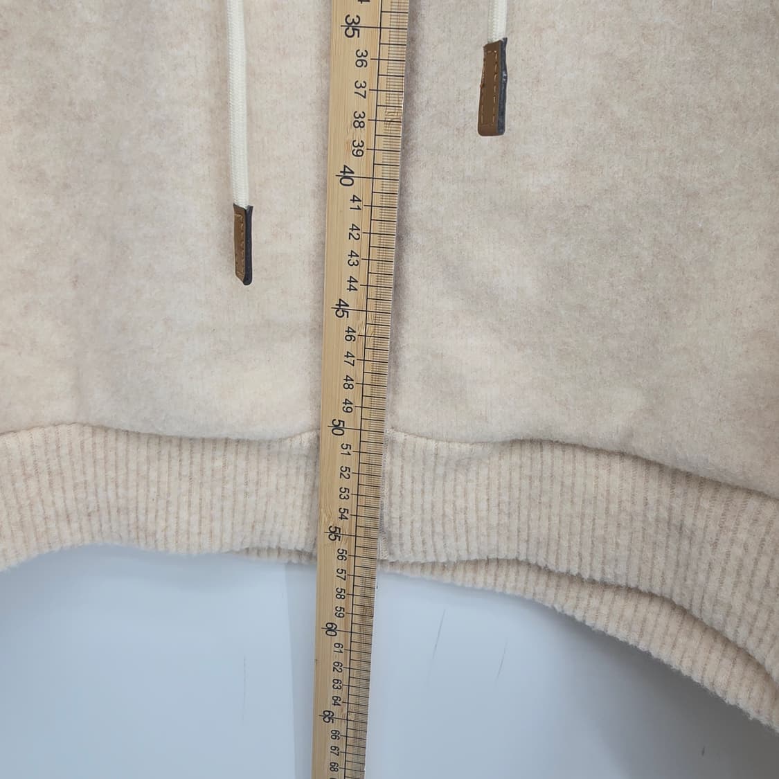 아이보리 후드집업 와이드 트레이닝 세트  상품이미지3