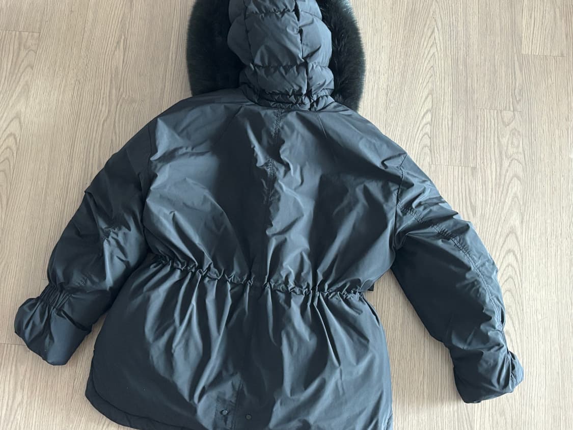 새상품급 에고이스트 빅사가퍼  날개 스트링 야상형 구스다운패딩 55(66 상품이미지2