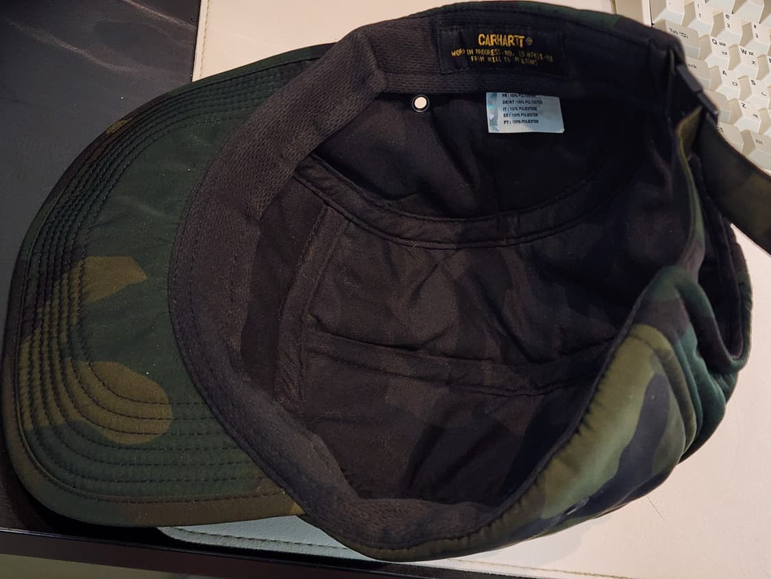 칼하트 WIP 밀리터리 카모 캡 상품이미지5