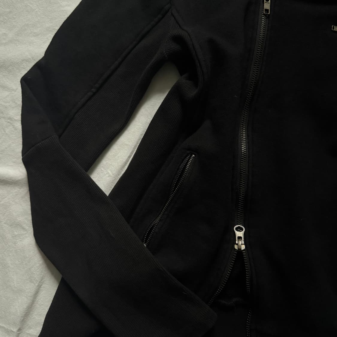 d.i.a 다이아 사선 아카이브 터틀넥 투웨이 후드집업 자켓 락시크 펑크 상품이미지2