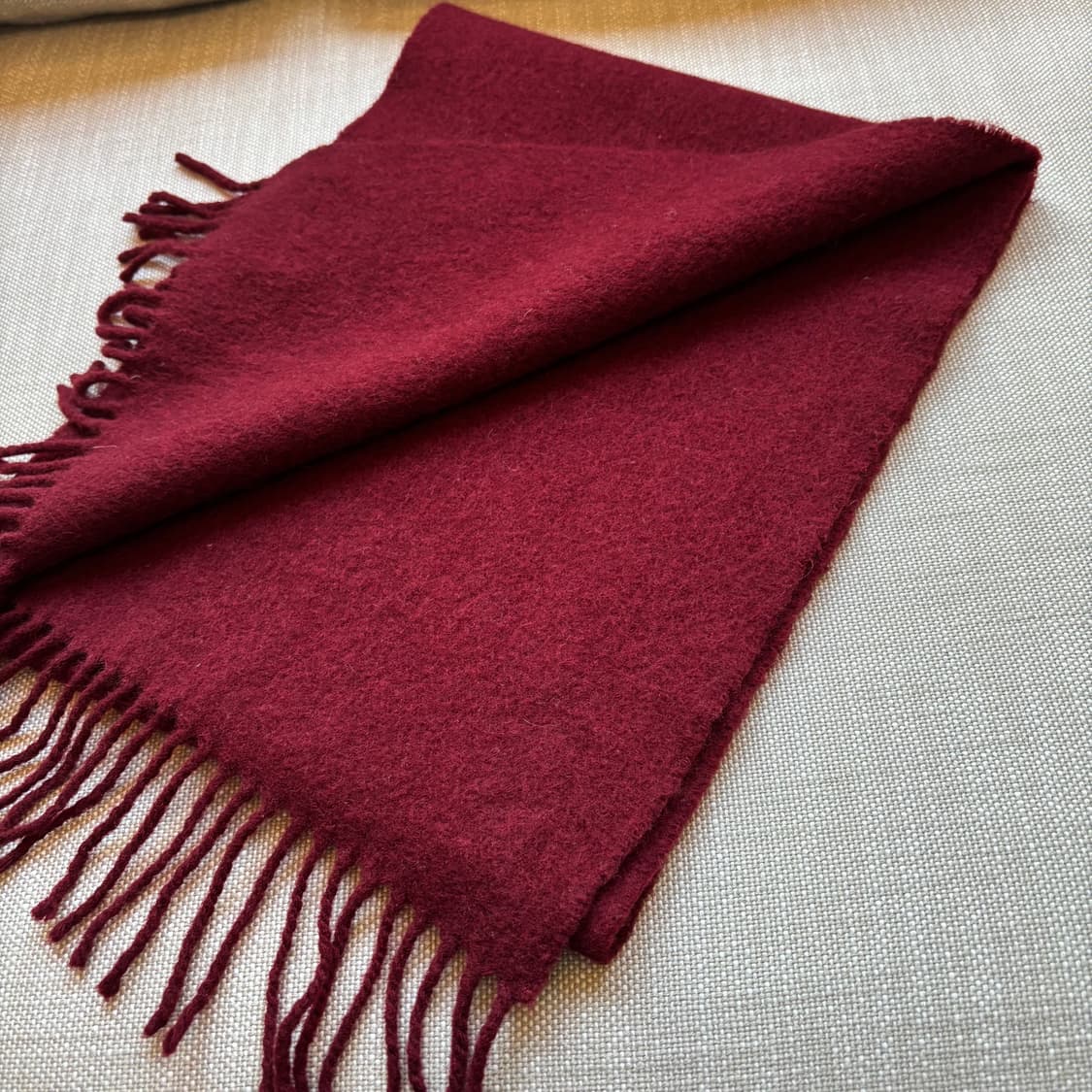 [Johnstons of Elgin] 스코틀랜드산 램스울 100% 버건디 상품이미지7