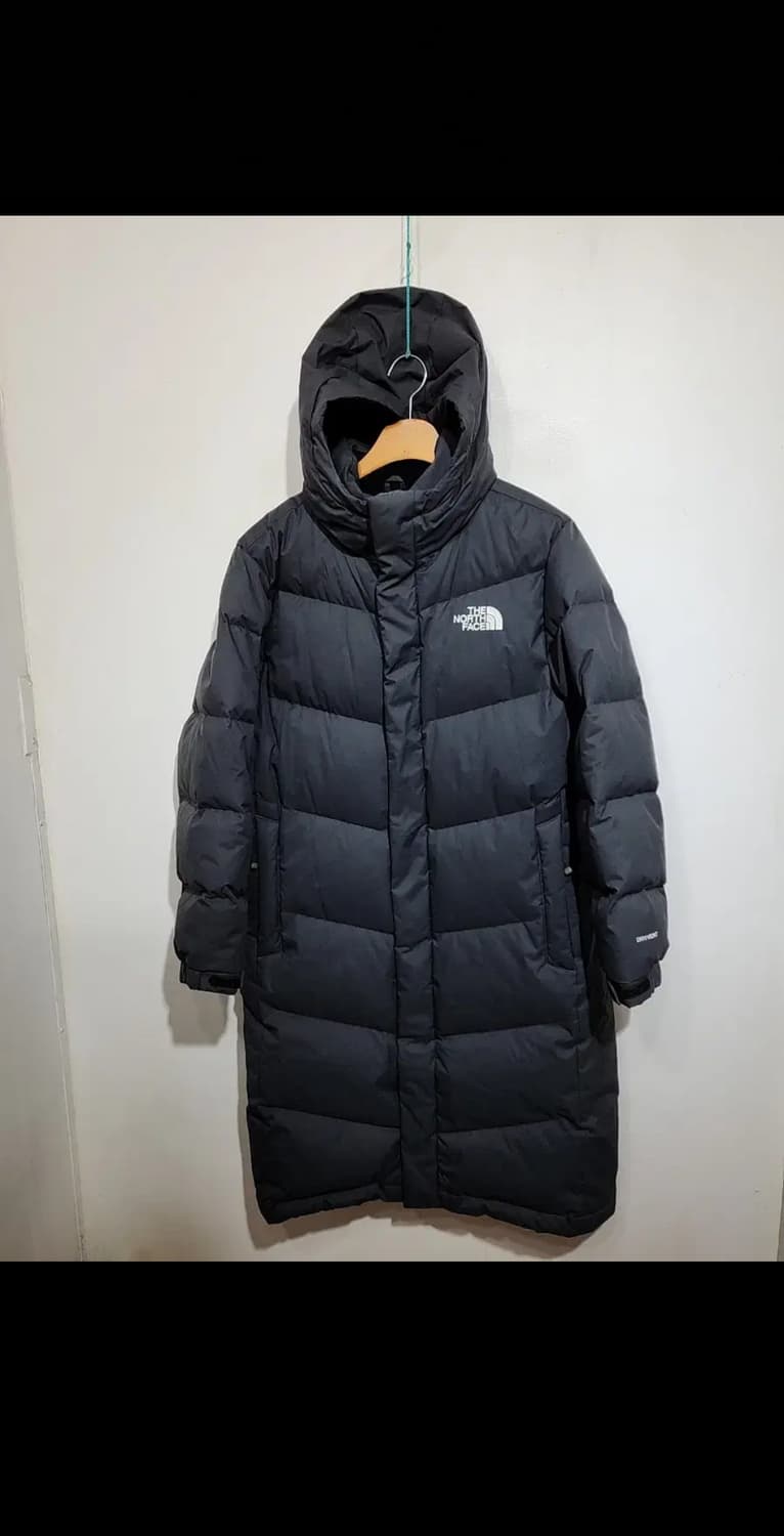 (L) 노스페이스 거위털 롱패딩 점퍼 진회색 구스다운 패딩코트  상품이미지1
