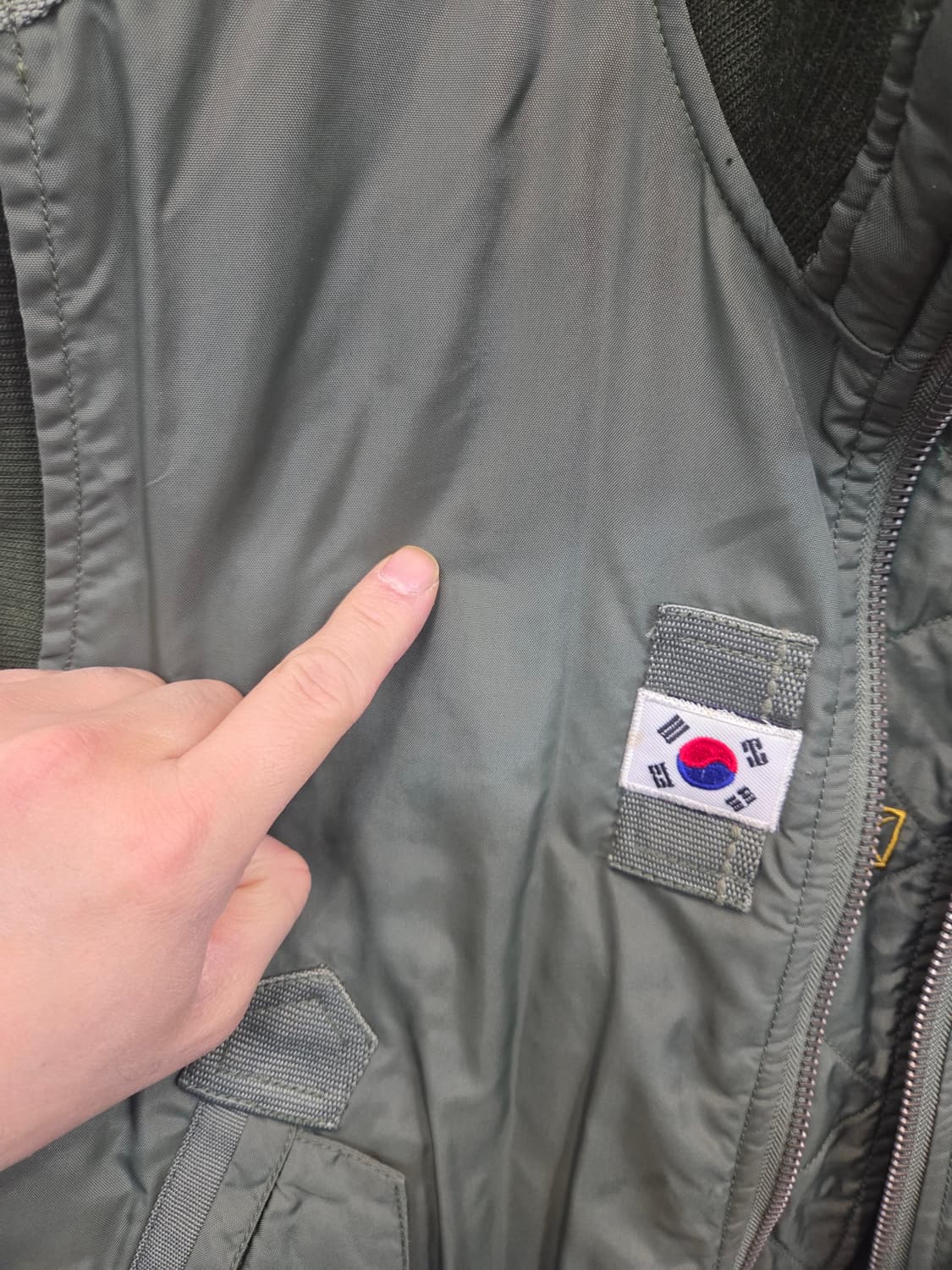 X tonz 밀리터리 할리패치 커스텀 누빔조끼 m 상품이미지8