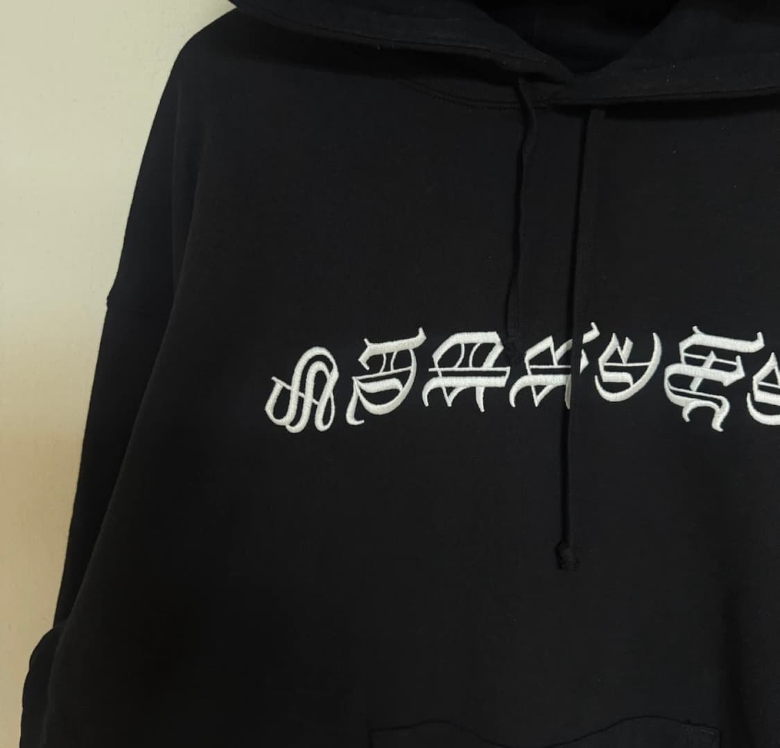 25ss 슈프림 블랙레터 후드 상품이미지2