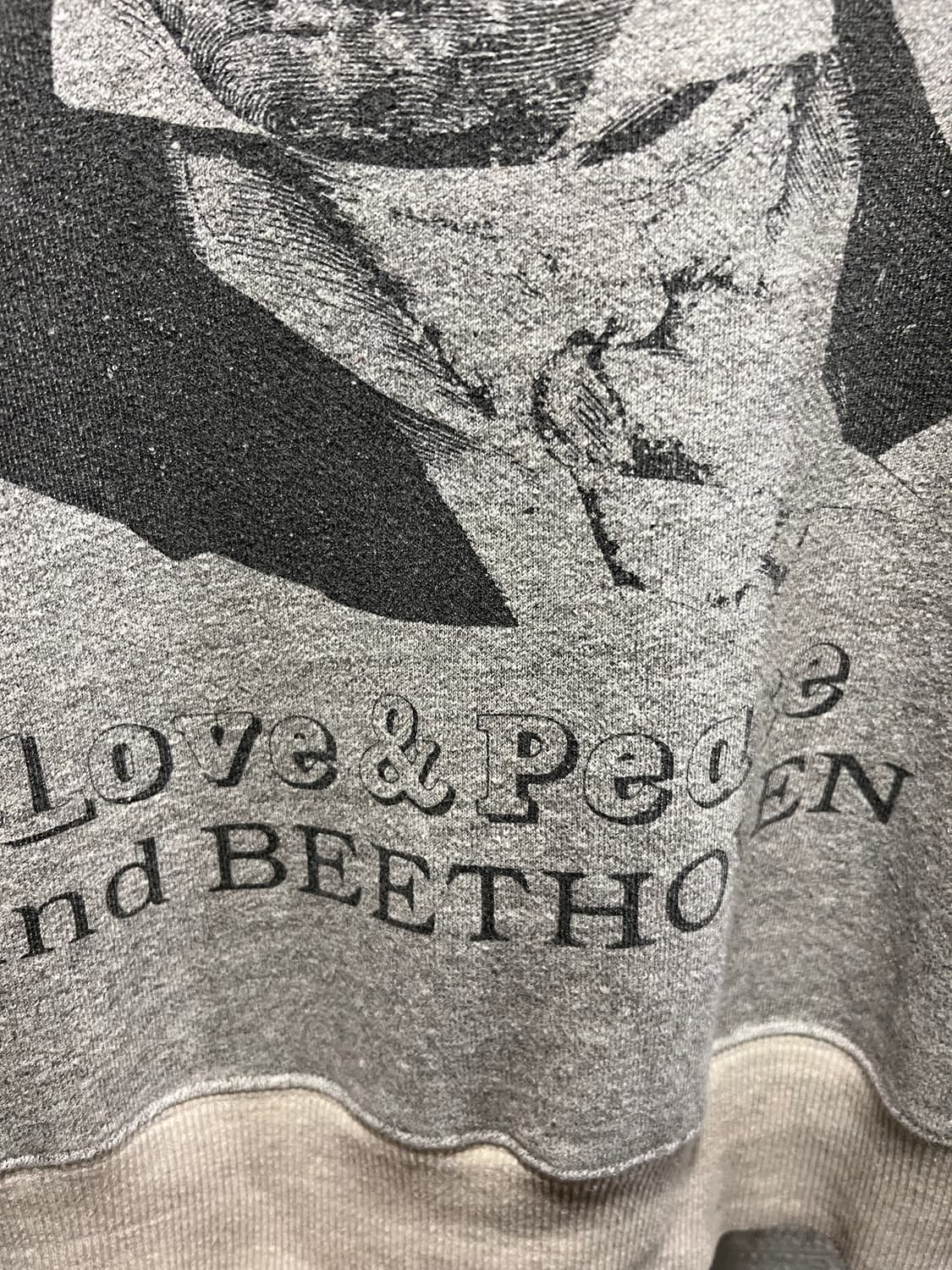 [M]캐피탈 재팬메이드 Love & Peace and 베토벤 스웻셔츠 상품이미지5