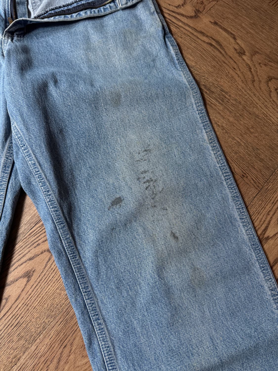 [34]90's 칼하트 USA 유니온메이드 이지 카펜터 워크 데님 팬츠 상품이미지6