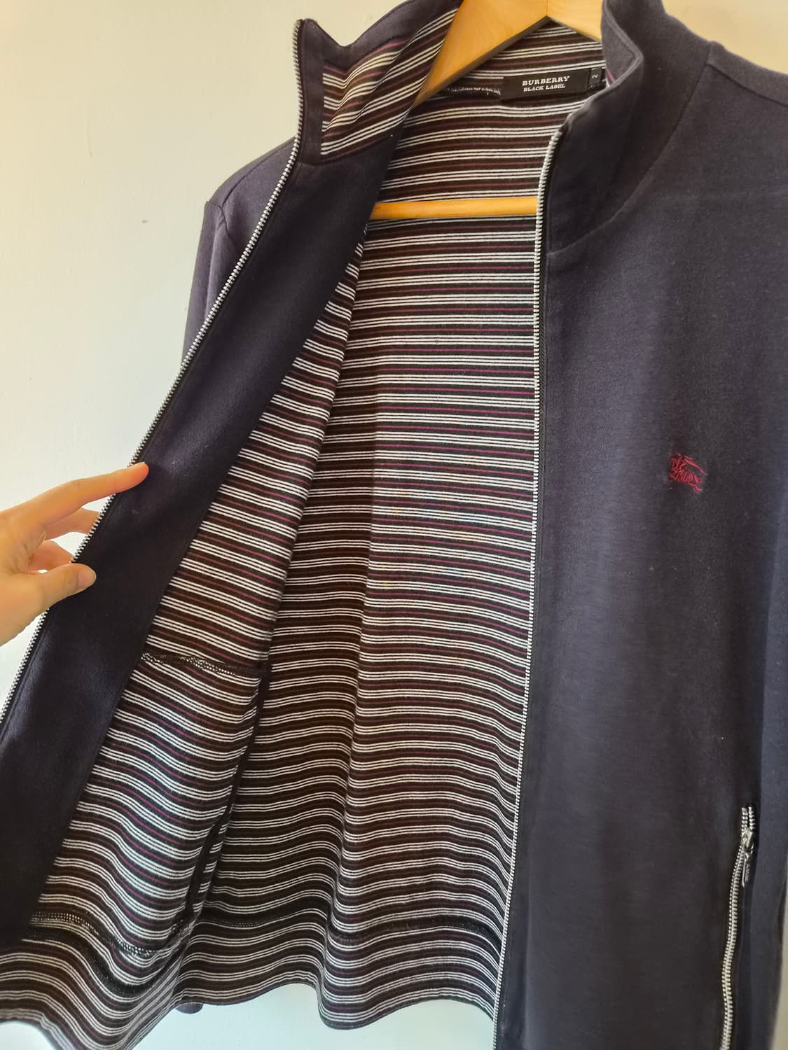 버버리블랙라벨 여성 반넥집업점퍼 2사이즈 상품이미지5