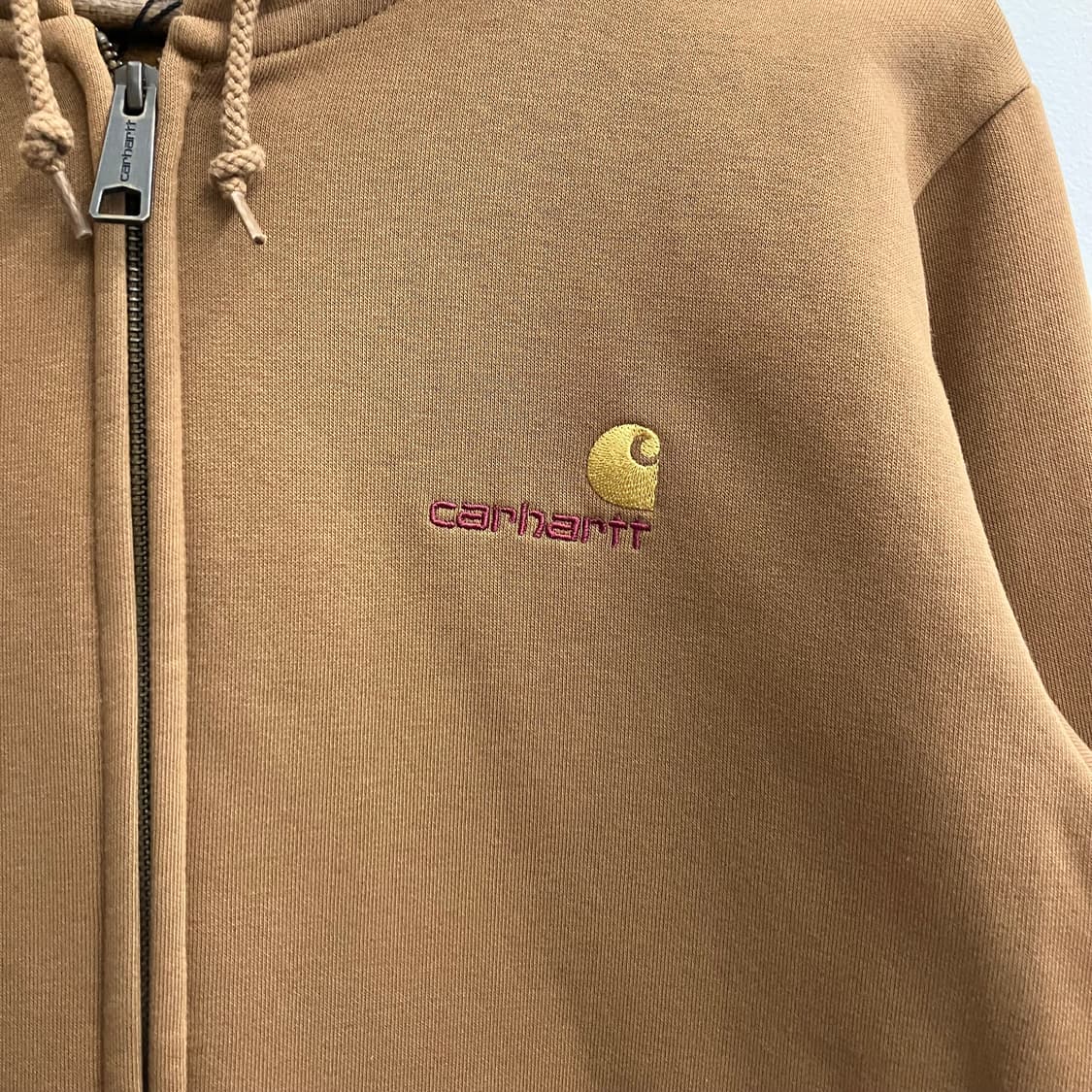 N265 칼하트 wip 후드집업 브라운 상품이미지2