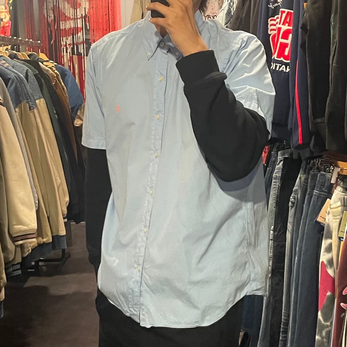 [IM] polo 폴로 하늘 반팔셔츠 상품이미지5