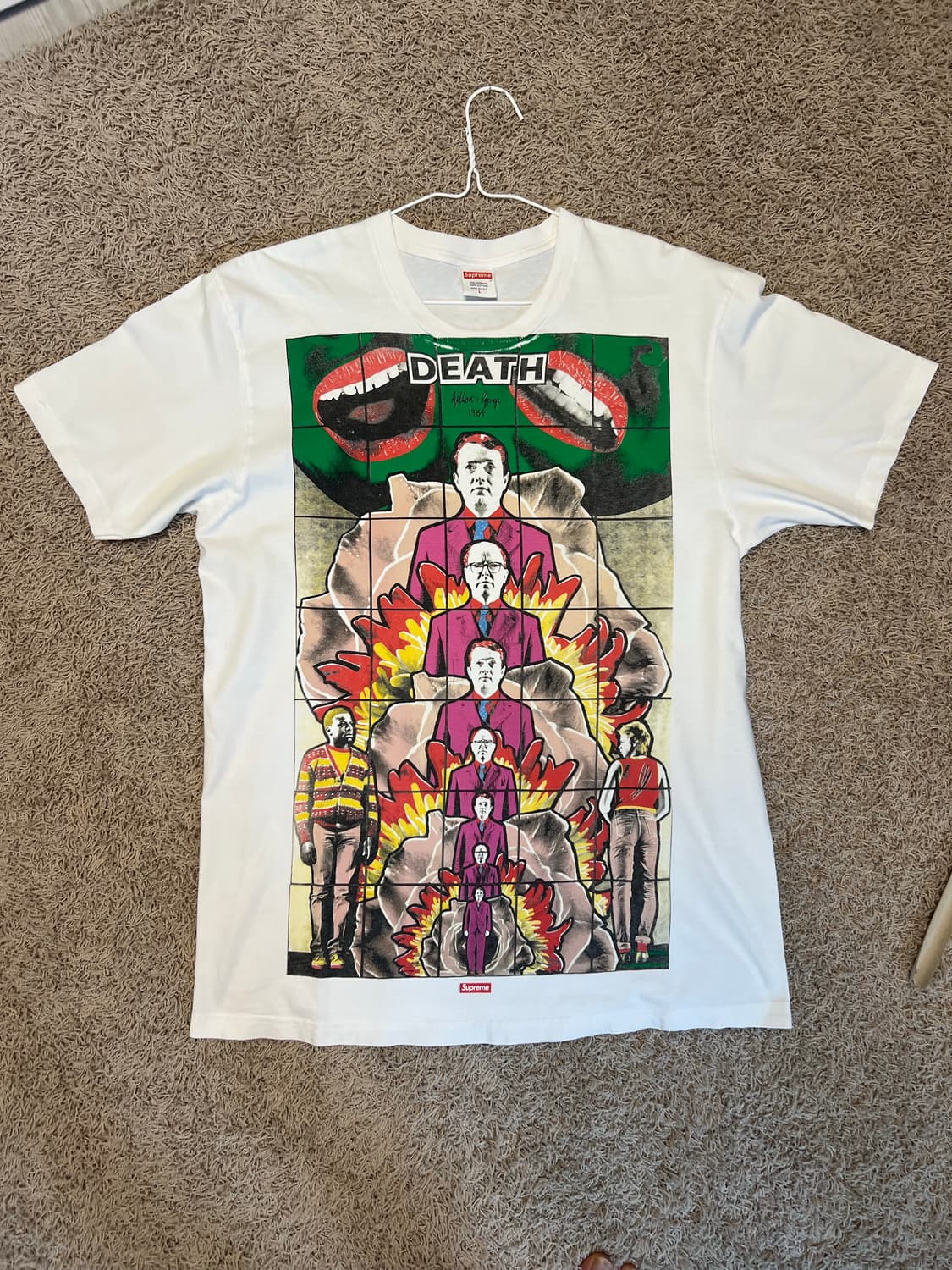 supreme 19ss Gilbert & George DEATH Tee 상품이미지1
