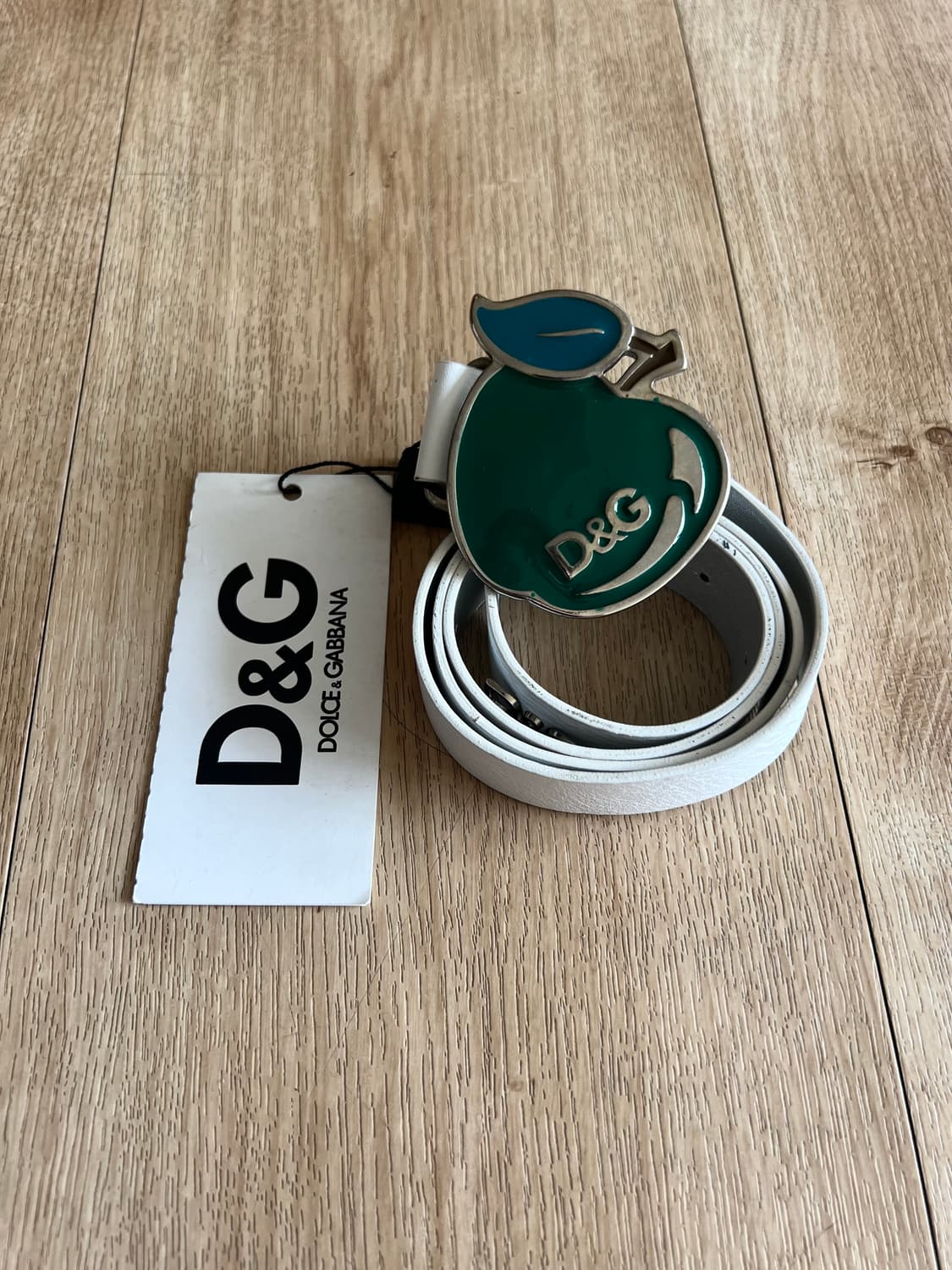 2000s Dolce & Gabbana Green Apple Belt 상품이미지1