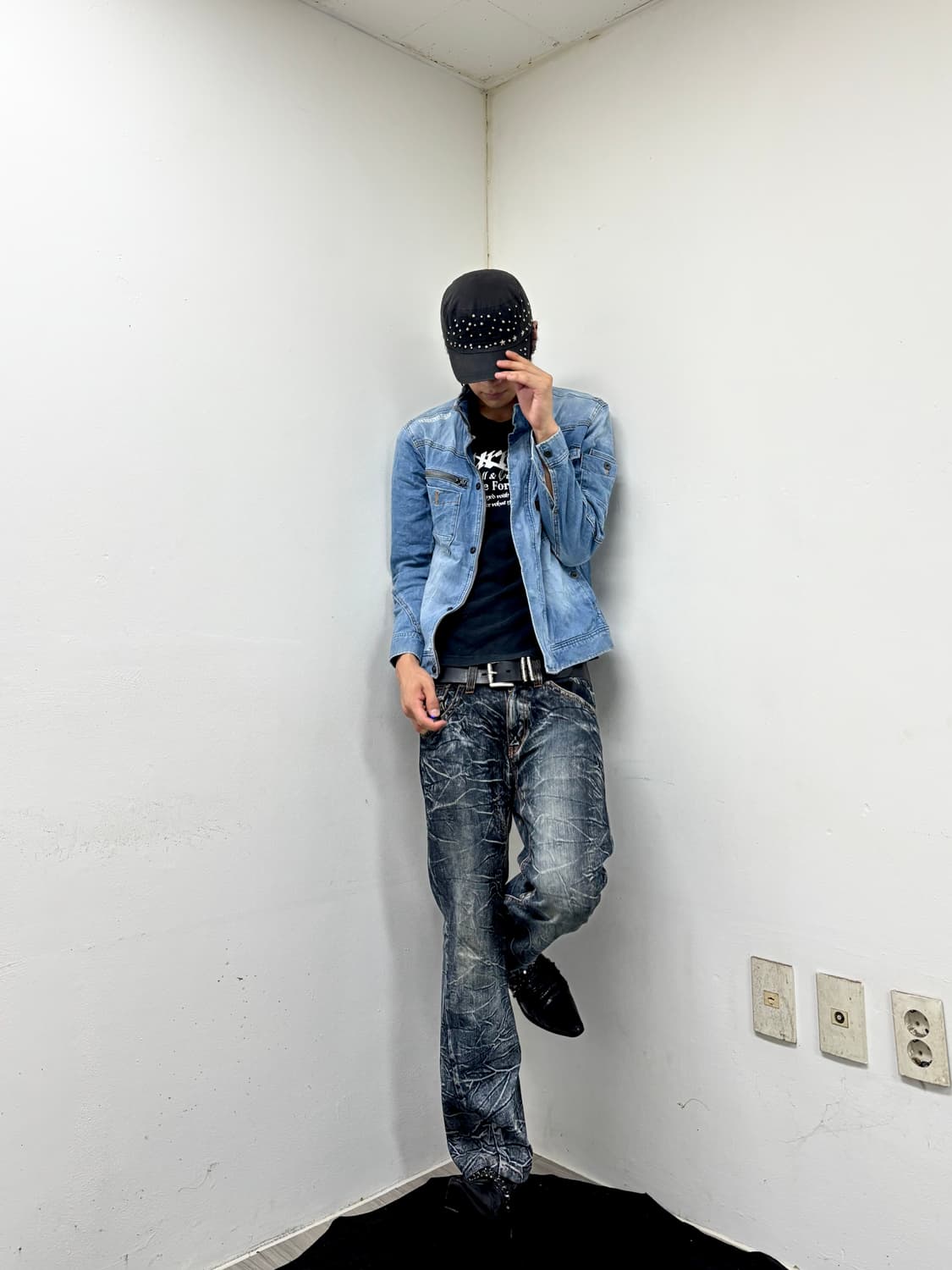 “Vintage” Y2K Mood Side Pocket Detail De 상품이미지7