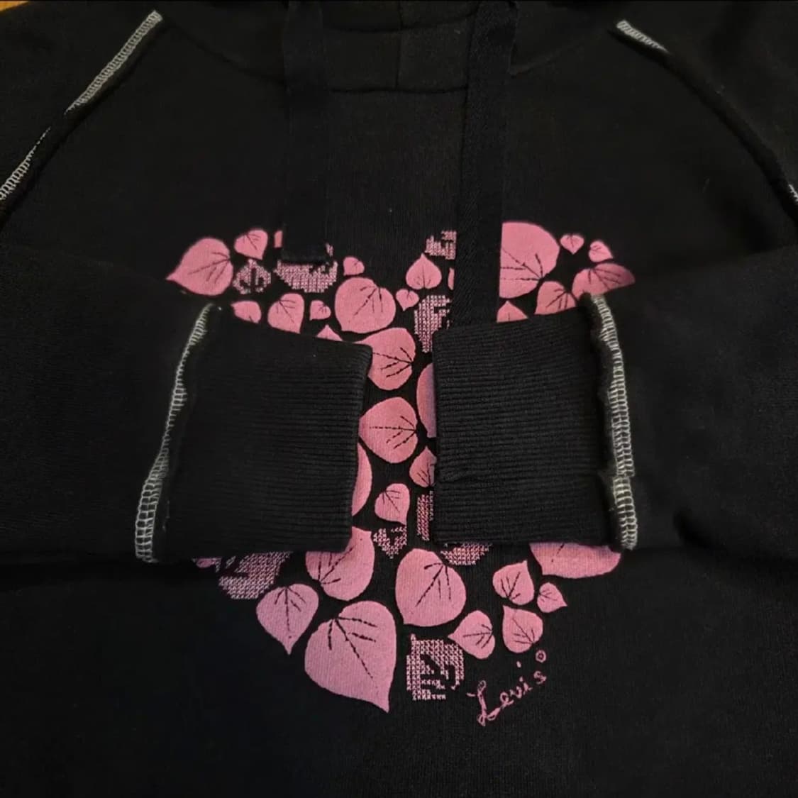 Y2K 리바이스 하트 스티치 후드티 (L) 상품이미지3