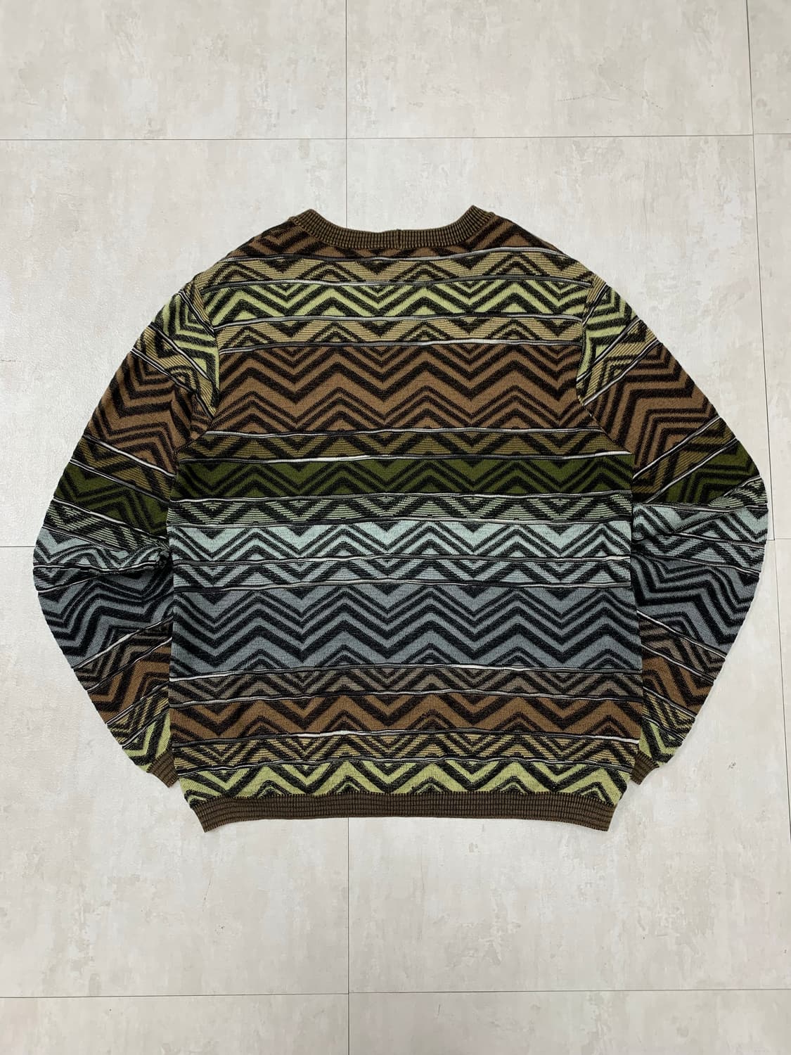 미쏘니 패턴 니트 가디건 #232 상품이미지5