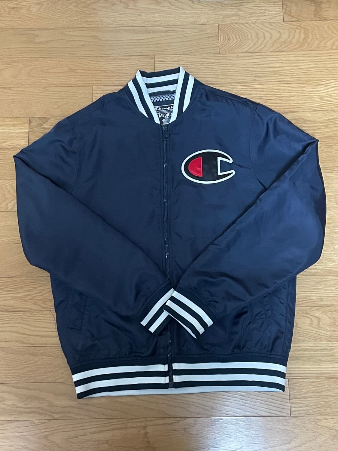 [M]챔피온 스타디움 자켓 바시티 자켓 네이비 상품이미지1