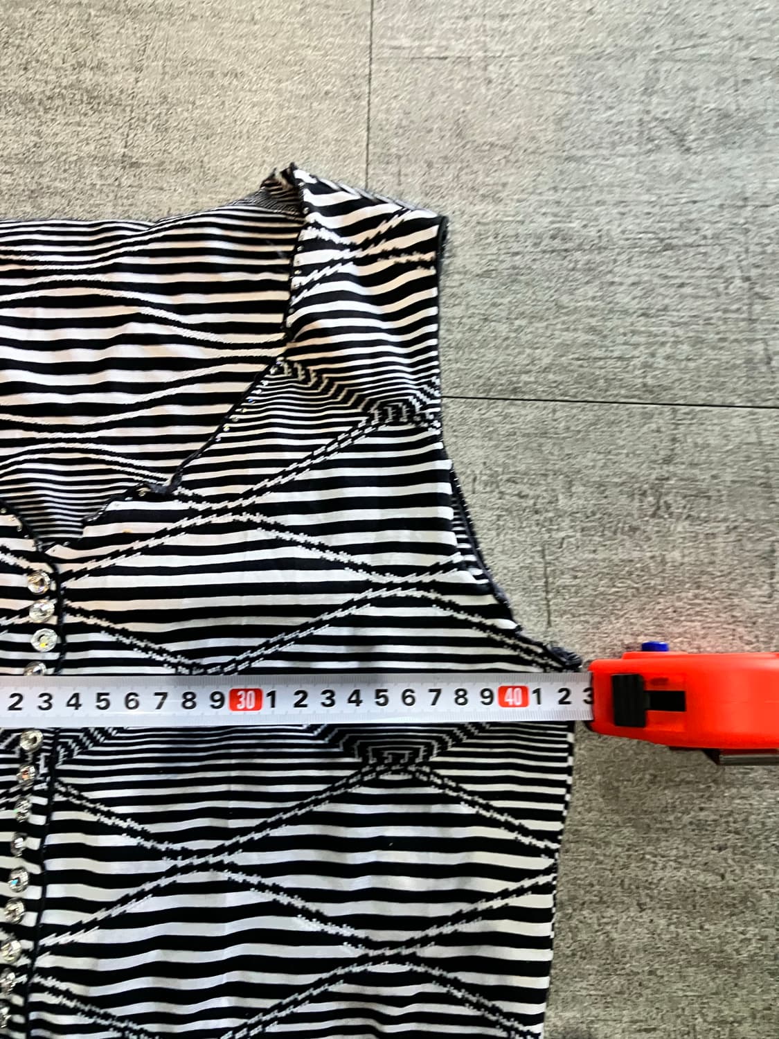 일본빈티지 핀터깔y2k 보헤미안락펑크 슬리브리스 나시탑 상품이미지3