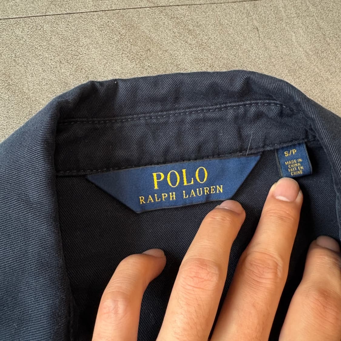 폴로 최신 라벨 네이비 스윙톱 자켓 상품이미지5