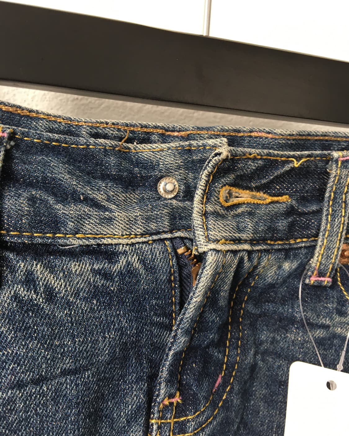 Washing denim mini skirt 상품이미지5