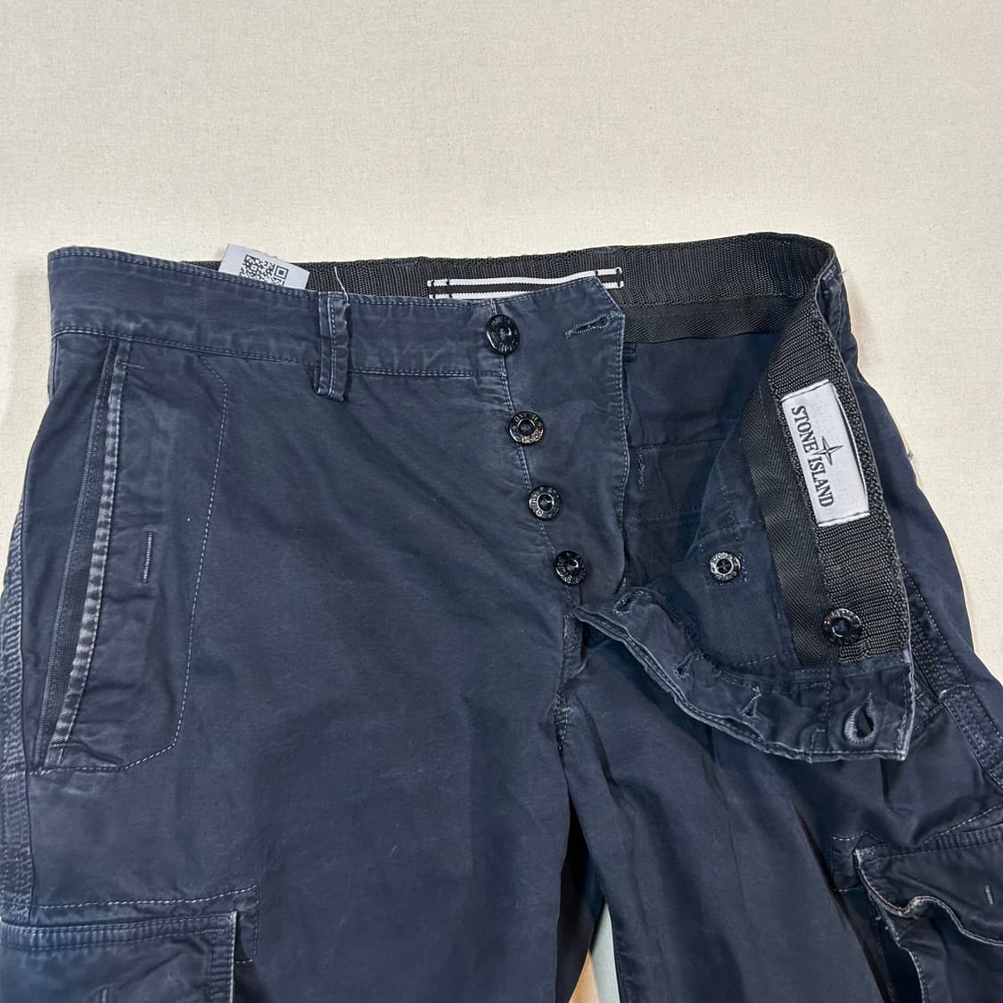 32inch) 스톤아일랜드 카고 바지 슬림핏 네이비 정품 상품이미지4