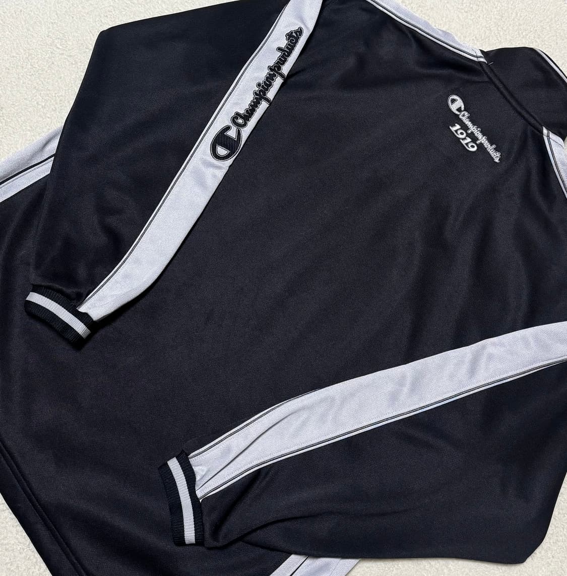 챔피온 올드스쿨 블랙 그레이 져지  상품이미지7