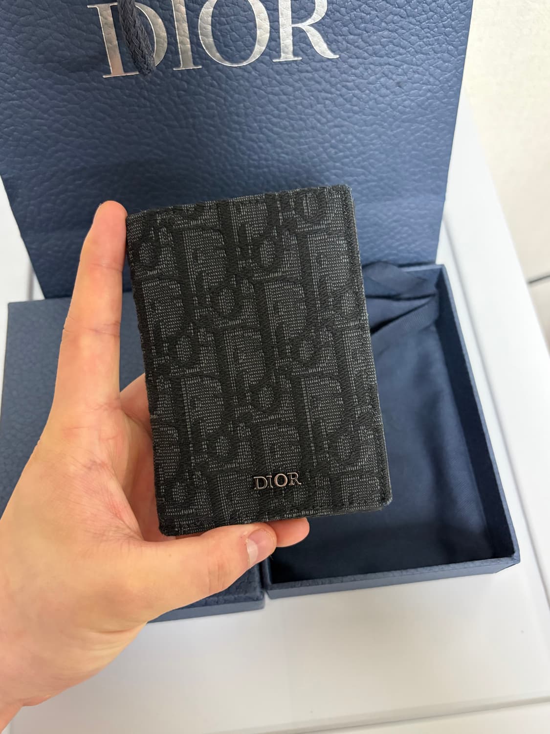 디올 오블리크 오거나이저 블랙 풀박스 상품이미지1