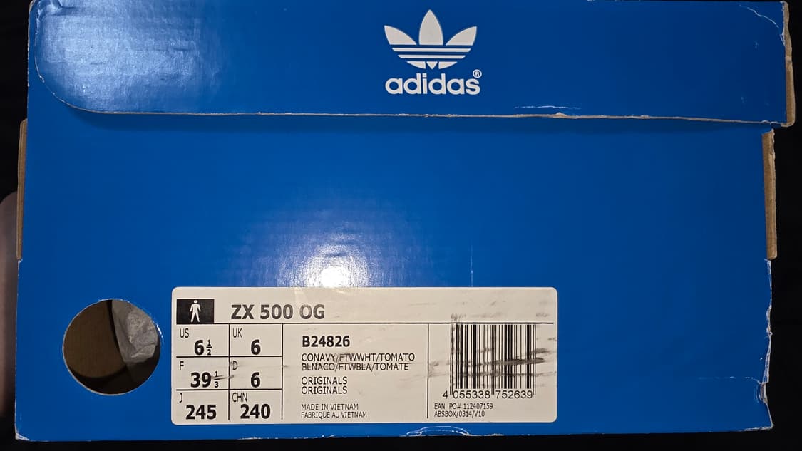 [새상품] 아디다스 ZX 500 OG (B24827) 245mm 상품이미지8