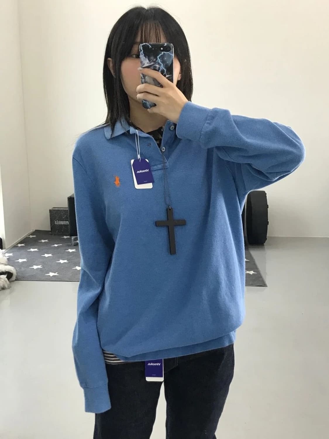 폴로랄프로렌 블루 카라티 상품이미지1