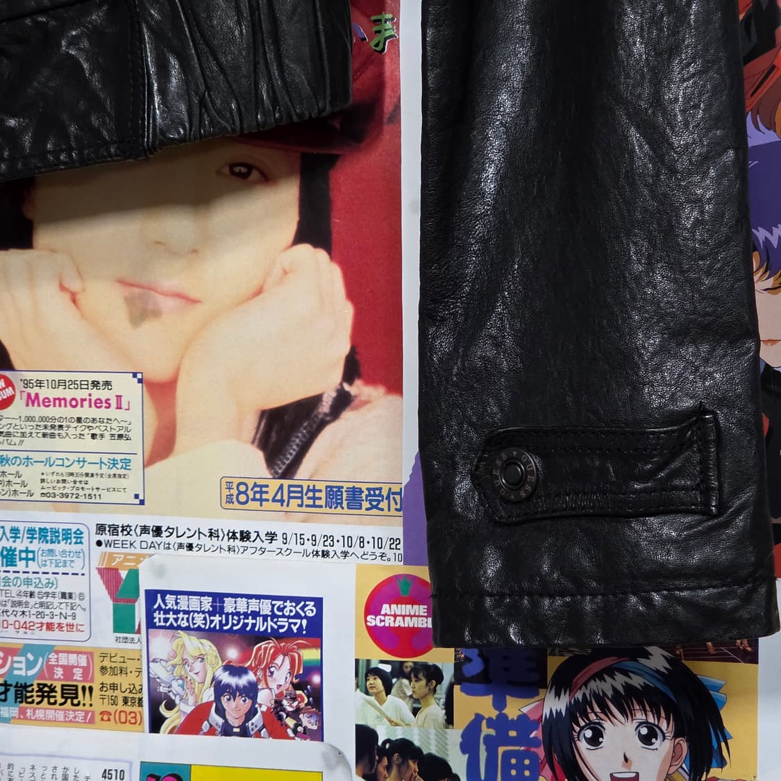 빈티지 양가죽 크롭 봄버 자켓 상품이미지5